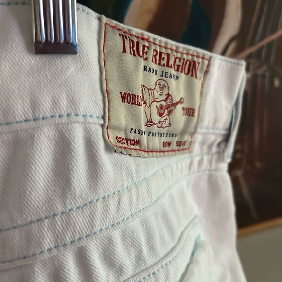 True Religion White Men's Jean Shorts 36 - Picture 10 of 16